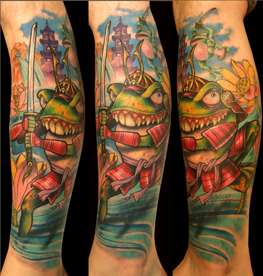 Ed Perdomo - samurai frog
